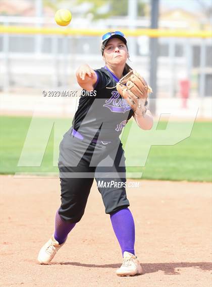 Thumbnail 1 in Arizona College Prep vs. Millennium (West Valley Softball Invitational) photogallery.