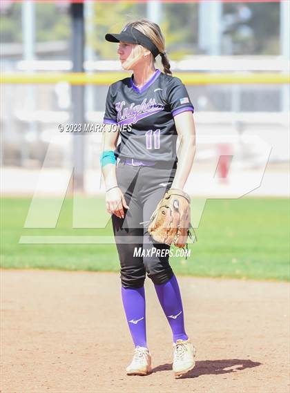 Thumbnail 2 in Arizona College Prep vs. Millennium (West Valley Softball Invitational) photogallery.