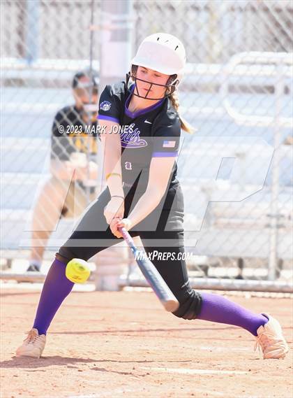 Thumbnail 2 in Arizona College Prep vs. Millennium (West Valley Softball Invitational) photogallery.