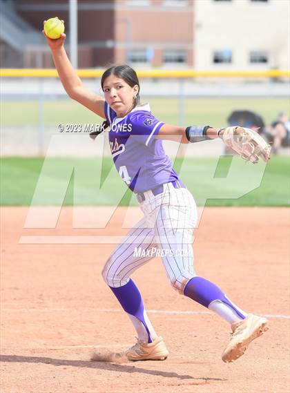 Thumbnail 2 in Arizona College Prep vs. Millennium (West Valley Softball Invitational) photogallery.