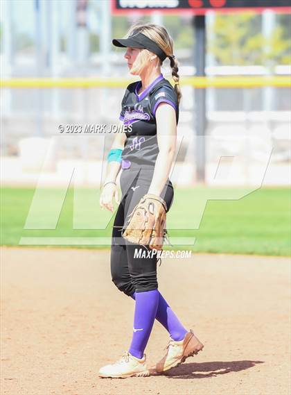 Thumbnail 2 in Arizona College Prep vs. Millennium (West Valley Softball Invitational) photogallery.