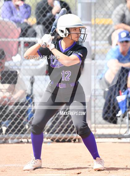 Thumbnail 3 in Arizona College Prep vs. Millennium (West Valley Softball Invitational) photogallery.