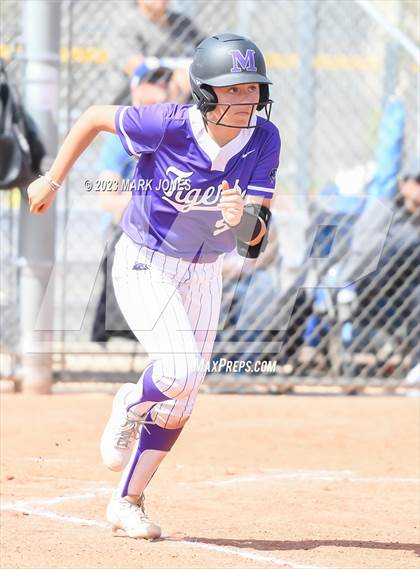 Thumbnail 2 in Arizona College Prep vs. Millennium (West Valley Softball Invitational) photogallery.