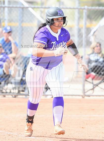 Thumbnail 2 in Arizona College Prep vs. Millennium (West Valley Softball Invitational) photogallery.
