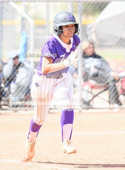 Thumbnail 3 in Arizona College Prep vs. Millennium (West Valley Softball Invitational) photogallery.
