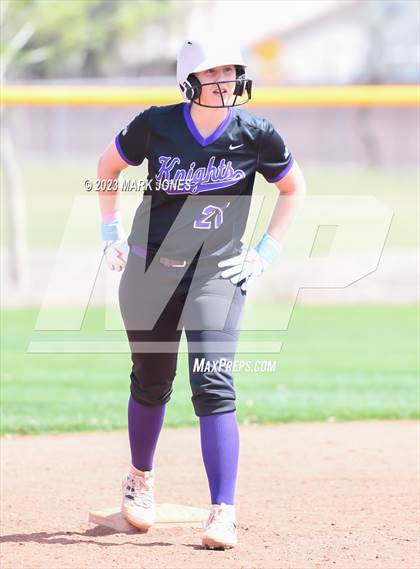 Thumbnail 3 in Arizona College Prep vs. Millennium (West Valley Softball Invitational) photogallery.
