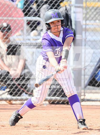 Thumbnail 3 in Arizona College Prep vs. Millennium (West Valley Softball Invitational) photogallery.