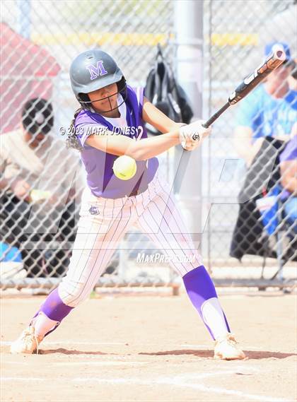 Thumbnail 3 in Arizona College Prep vs. Millennium (West Valley Softball Invitational) photogallery.