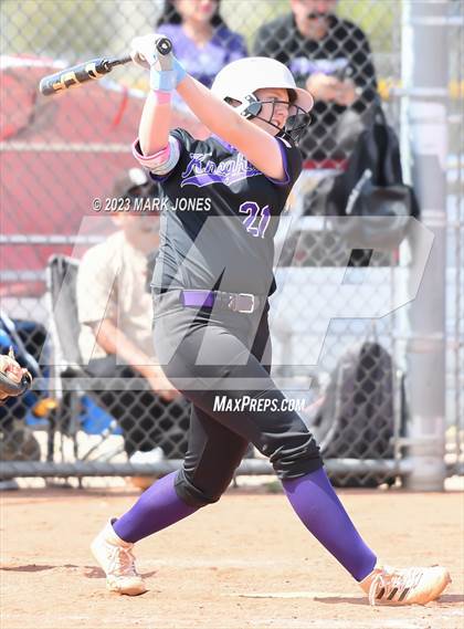 Thumbnail 1 in Arizona College Prep vs. Millennium (West Valley Softball Invitational) photogallery.