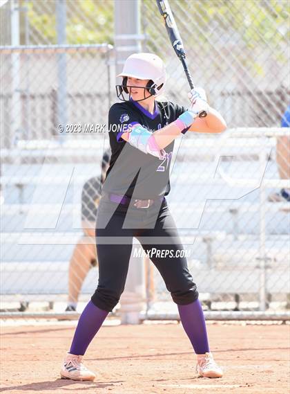 Thumbnail 3 in Arizona College Prep vs. Millennium (West Valley Softball Invitational) photogallery.