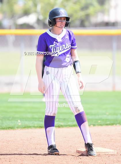 Thumbnail 1 in Arizona College Prep vs. Millennium (West Valley Softball Invitational) photogallery.