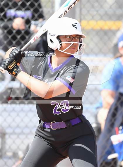 Thumbnail 1 in Arizona College Prep vs. Millennium (West Valley Softball Invitational) photogallery.