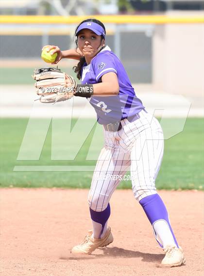 Thumbnail 3 in Arizona College Prep vs. Millennium (West Valley Softball Invitational) photogallery.