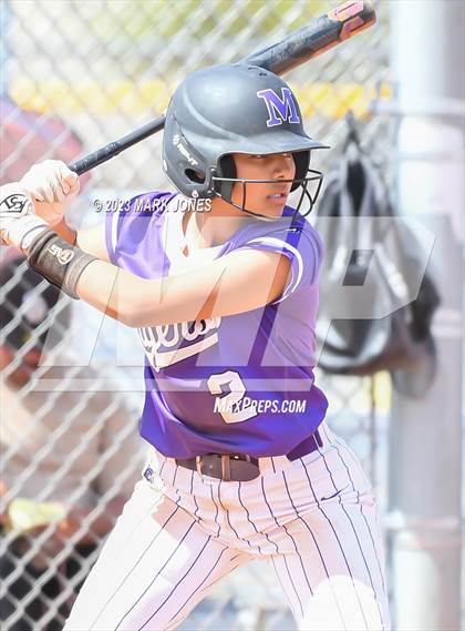 Thumbnail 2 in Arizona College Prep vs. Millennium (West Valley Softball Invitational) photogallery.