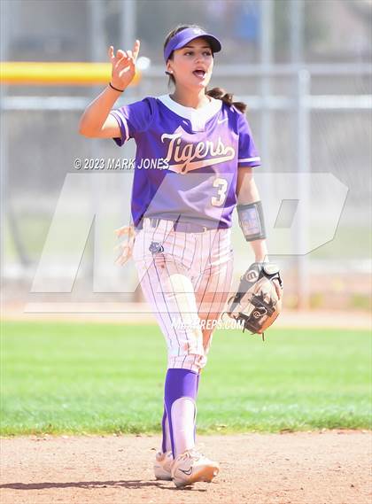 Thumbnail 1 in Arizona College Prep vs. Millennium (West Valley Softball Invitational) photogallery.