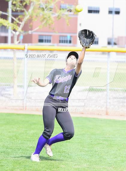 Thumbnail 3 in Arizona College Prep vs. Millennium (West Valley Softball Invitational) photogallery.