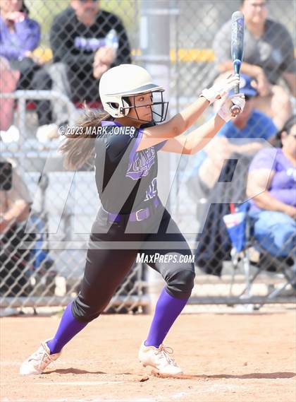 Thumbnail 1 in Arizona College Prep vs. Millennium (West Valley Softball Invitational) photogallery.