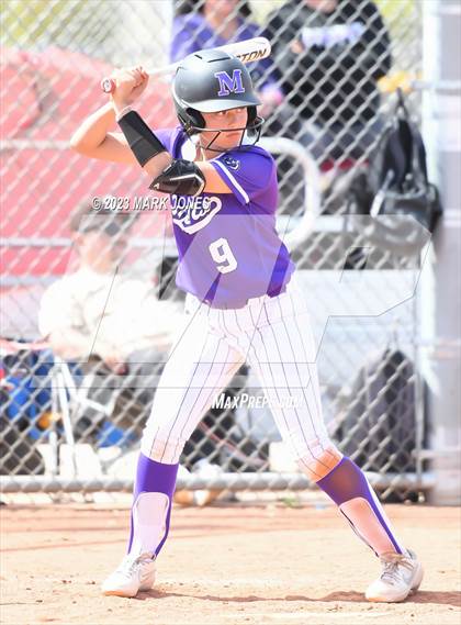 Thumbnail 3 in Arizona College Prep vs. Millennium (West Valley Softball Invitational) photogallery.