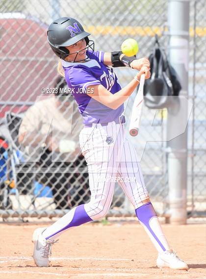 Thumbnail 3 in Arizona College Prep vs. Millennium (West Valley Softball Invitational) photogallery.