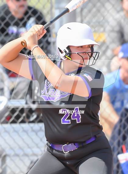 Thumbnail 2 in Arizona College Prep vs. Millennium (West Valley Softball Invitational) photogallery.