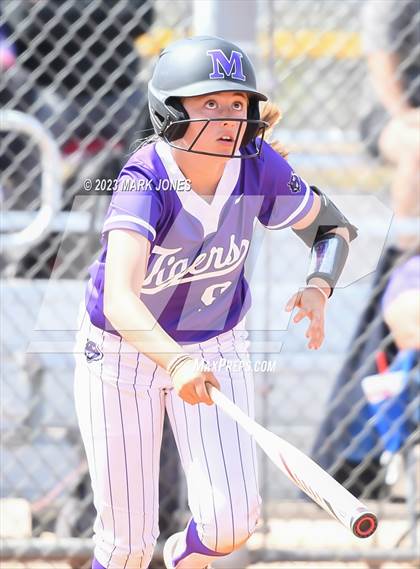 Thumbnail 2 in Arizona College Prep vs. Millennium (West Valley Softball Invitational) photogallery.