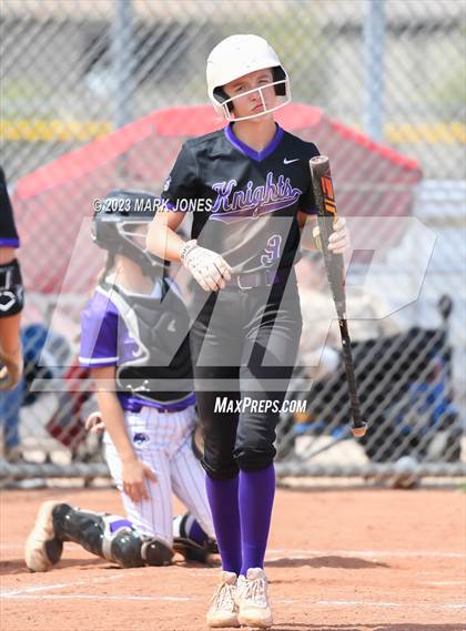 Thumbnail 1 in Arizona College Prep vs. Millennium (West Valley Softball Invitational) photogallery.