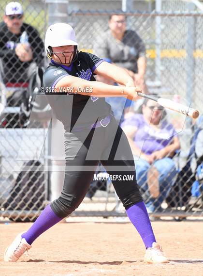 Thumbnail 3 in Arizona College Prep vs. Millennium (West Valley Softball Invitational) photogallery.
