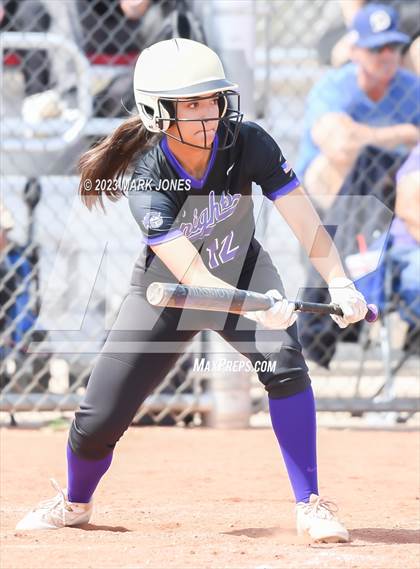 Thumbnail 1 in Arizona College Prep vs. Millennium (West Valley Softball Invitational) photogallery.