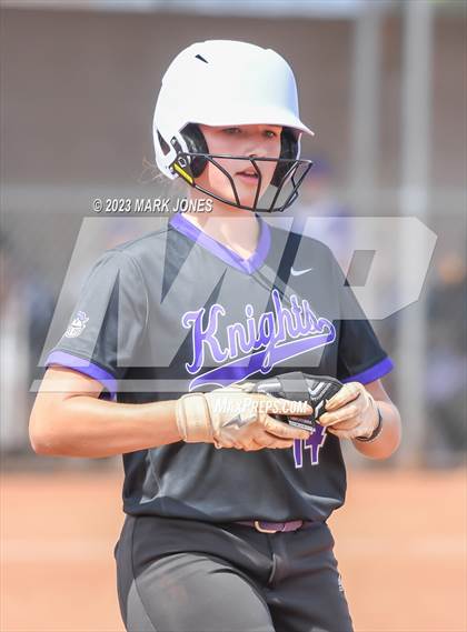 Thumbnail 2 in Arizona College Prep vs. Millennium (West Valley Softball Invitational) photogallery.