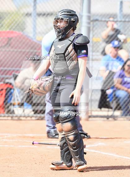 Thumbnail 1 in Arizona College Prep vs. Millennium (West Valley Softball Invitational) photogallery.
