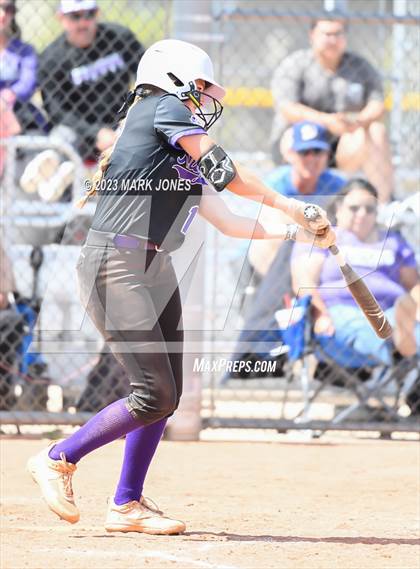 Thumbnail 2 in Arizona College Prep vs. Millennium (West Valley Softball Invitational) photogallery.