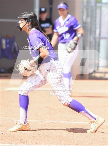 Thumbnail 2 in Arizona College Prep vs. Millennium (West Valley Softball Invitational) photogallery.