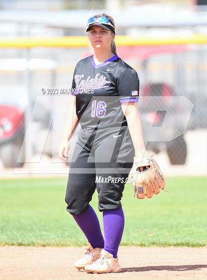 Thumbnail 3 in Arizona College Prep vs. Millennium (West Valley Softball Invitational) photogallery.