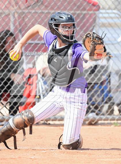 Thumbnail 1 in Arizona College Prep vs. Millennium (West Valley Softball Invitational) photogallery.