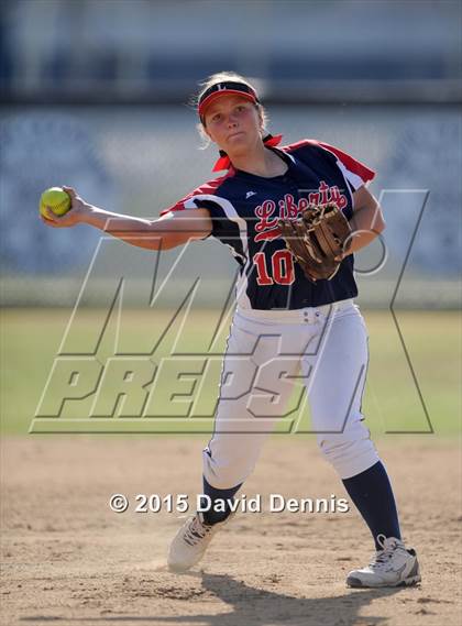 Thumbnail 1 in Liberty vs Stockdale (CIF CS D1 Playoff) photogallery.