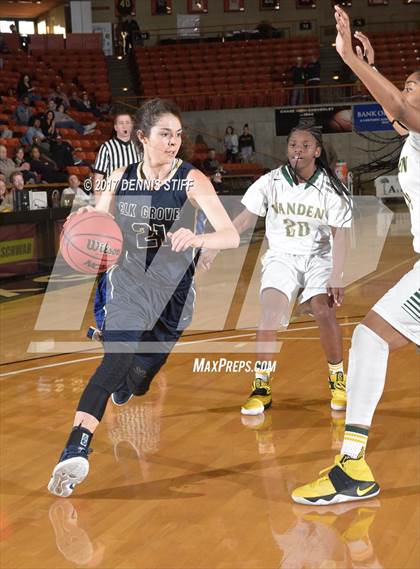 Thumbnail 1 in Vanden vs. Elk Grove (CIF SJS D2 Semifinal) photogallery.