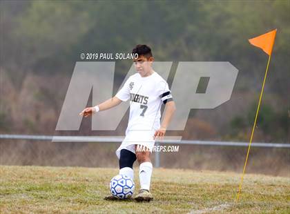 Thumbnail 1 in Holy Cross vs. Brooks Academy of Science & Engineering (Atonement Academy Tournament) photogallery.