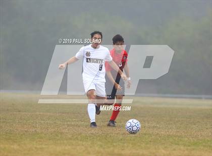 Thumbnail 1 in Holy Cross vs. Brooks Academy of Science & Engineering (Atonement Academy Tournament) photogallery.