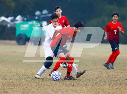 Thumbnail 1 in Holy Cross vs. Brooks Academy of Science & Engineering (Atonement Academy Tournament) photogallery.