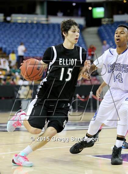 Thumbnail 1 in Elliot Christian vs Brookside Christian (CIF SJS D5 Final) photogallery.