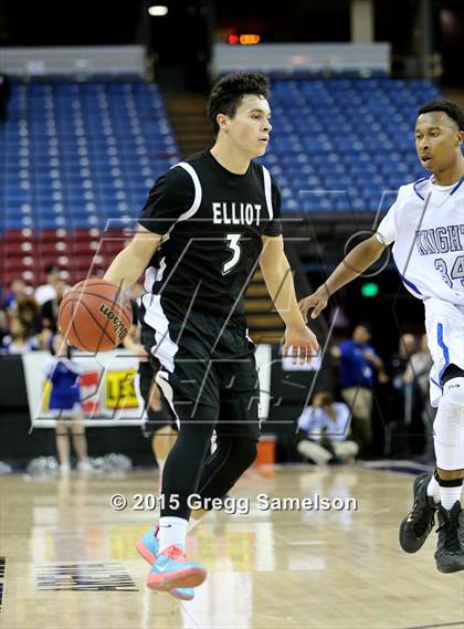 Thumbnail 1 in Elliot Christian vs Brookside Christian (CIF SJS D5 Final) photogallery.