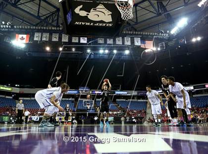 Thumbnail 2 in Elliot Christian vs Brookside Christian (CIF SJS D5 Final) photogallery.