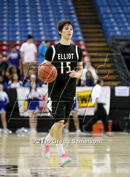 Thumbnail 1 in Elliot Christian vs Brookside Christian (CIF SJS D5 Final) photogallery.