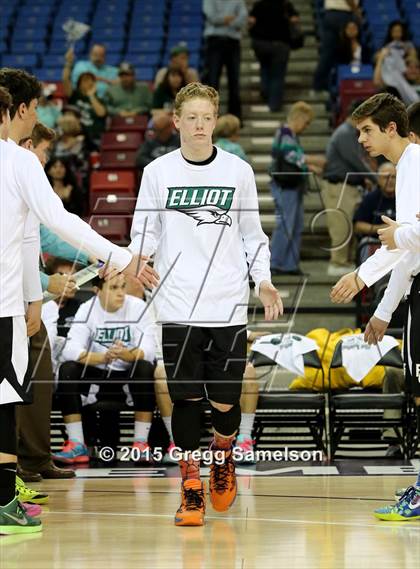 Thumbnail 2 in Elliot Christian vs Brookside Christian (CIF SJS D5 Final) photogallery.