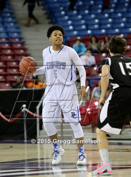 Thumbnail 3 in Elliot Christian vs Brookside Christian (CIF SJS D5 Final) photogallery.
