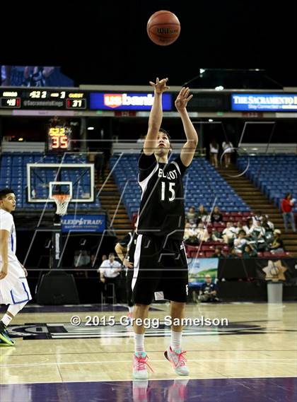 Thumbnail 3 in Elliot Christian vs Brookside Christian (CIF SJS D5 Final) photogallery.