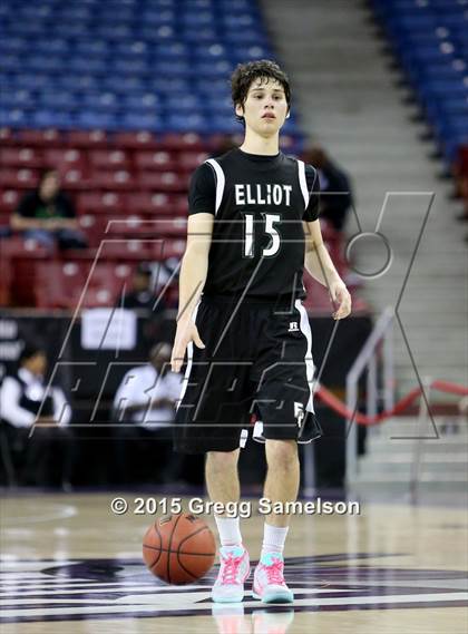 Thumbnail 3 in Elliot Christian vs Brookside Christian (CIF SJS D5 Final) photogallery.