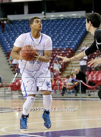 Thumbnail 2 in Elliot Christian vs Brookside Christian (CIF SJS D5 Final) photogallery.