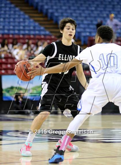 Thumbnail 2 in Elliot Christian vs Brookside Christian (CIF SJS D5 Final) photogallery.