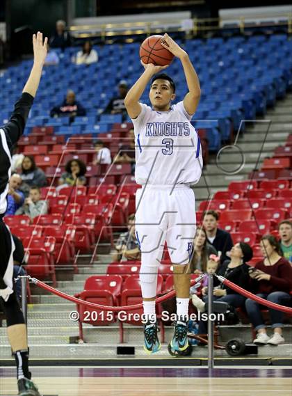 Thumbnail 2 in Elliot Christian vs Brookside Christian (CIF SJS D5 Final) photogallery.